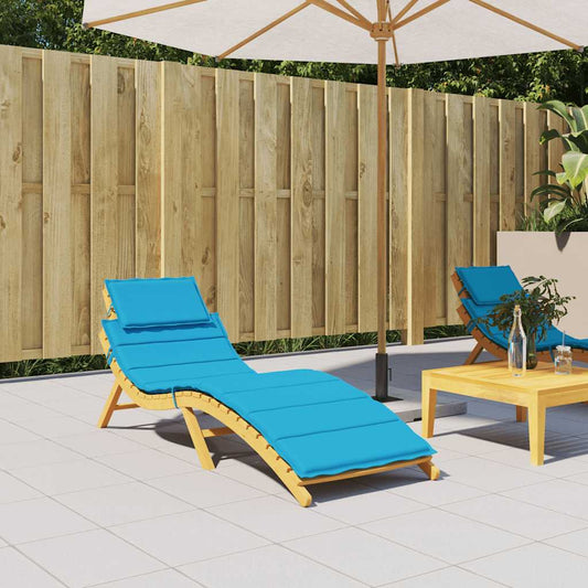 Ligbedkussen 186x58x4 cm oxford stof blauw is nu te koop bij PeponiXL, paradijselijk wonen!