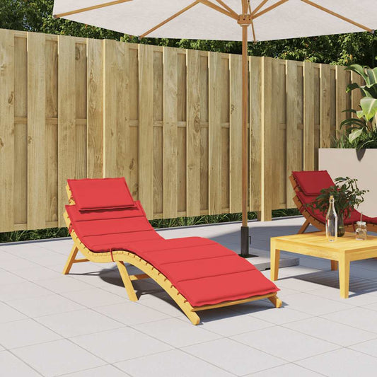 Ligbedkussen 186x58x4 cm oxford stof rood is nu te koop bij PeponiXL, paradijselijk wonen!