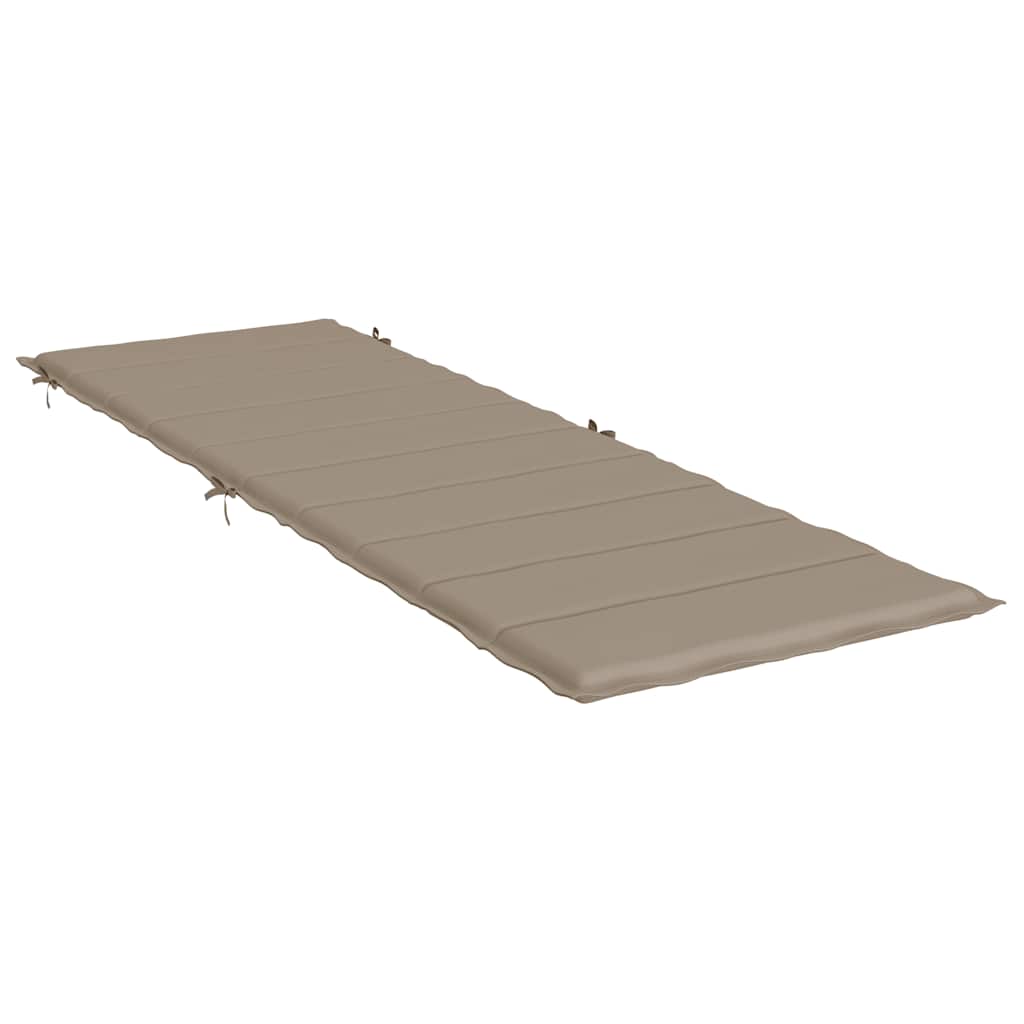 Ligbedkussen 186x58x4 cm oxford stof taupe is nu te koop bij PeponiXL, paradijselijk wonen!
