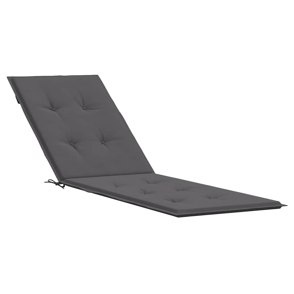 Terrasstoelkussen (75+105)x50x4 cm antracietkleurig is nu te koop bij PeponiXL, paradijselijk wonen!