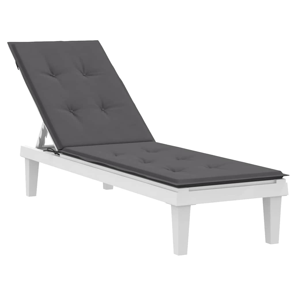 Terrasstoelkussen (75+105)x50x4 cm antracietkleurig is nu te koop bij PeponiXL, paradijselijk wonen!