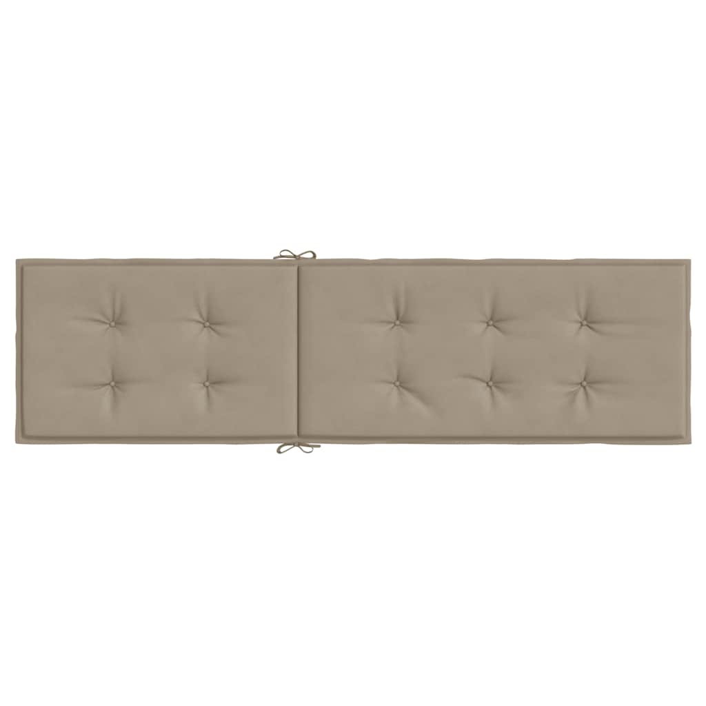 Terrasstoelkussen (75+105)x50x4 cm taupe is nu te koop bij PeponiXL, paradijselijk wonen!