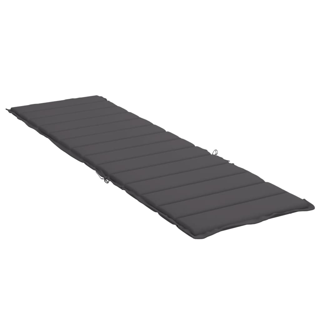 Ligbedkussen 200x50x3cm oxford stof antracietkleurig is nu te koop bij PeponiXL, paradijselijk wonen!