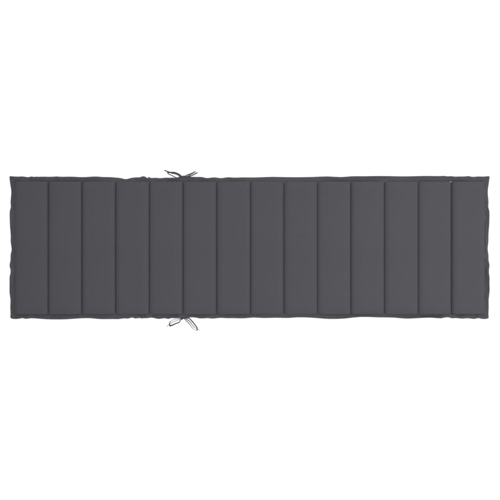 Ligbedkussen 200x50x3cm oxford stof antracietkleurig is nu te koop bij PeponiXL, paradijselijk wonen!