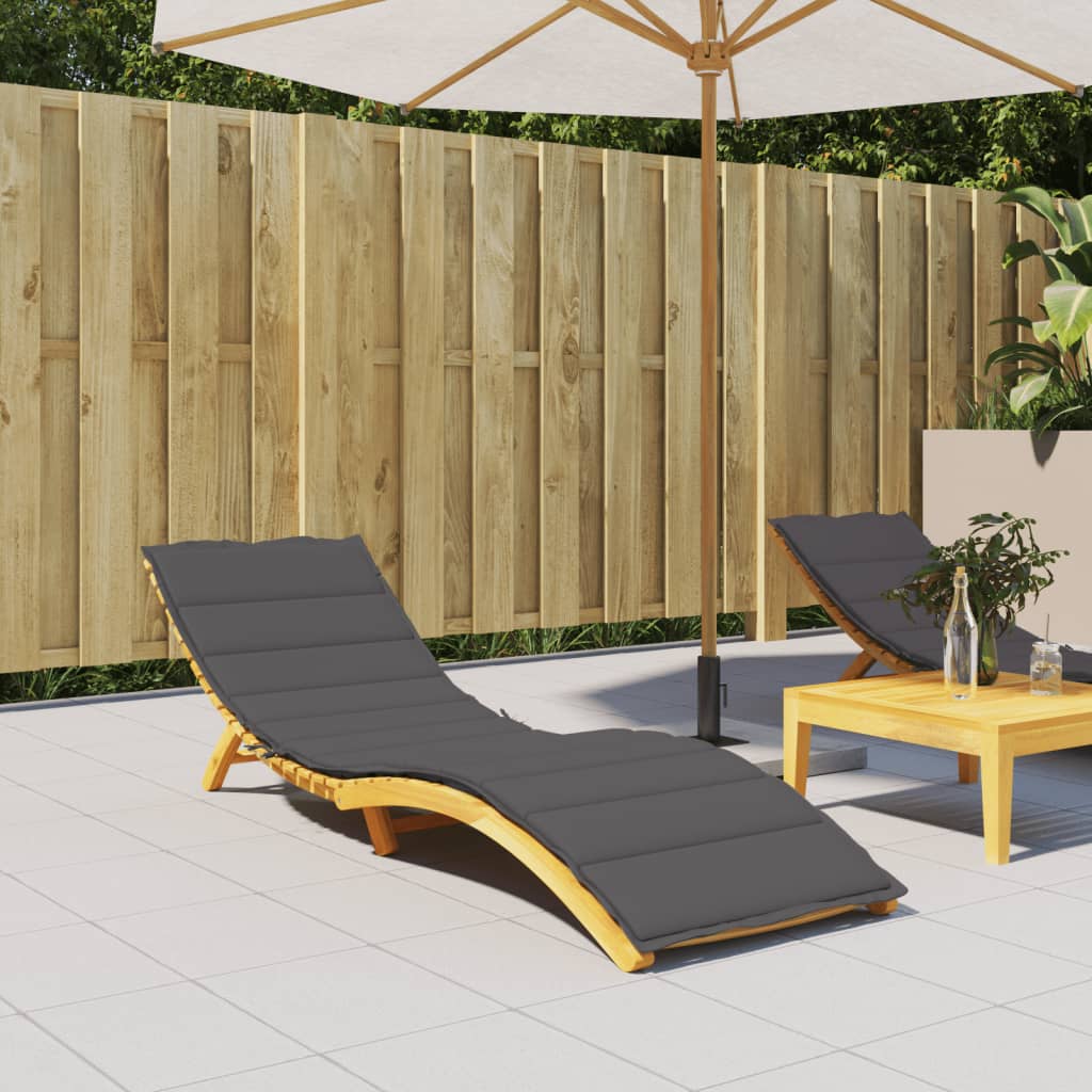 Ligbedkussen 200x50x3cm oxford stof antracietkleurig is nu te koop bij PeponiXL, paradijselijk wonen!