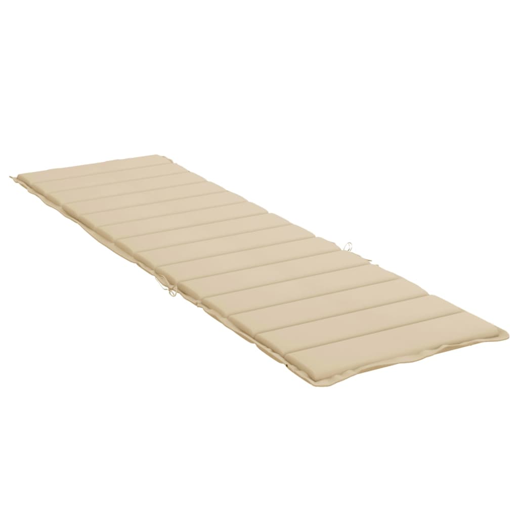 Ligbedkussen 200x50x3 cm oxford stof beige is nu te koop bij PeponiXL, paradijselijk wonen!