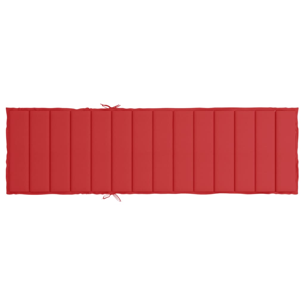 Ligbedkussen 200x50x3 cm oxford stof rood is nu te koop bij PeponiXL, paradijselijk wonen!