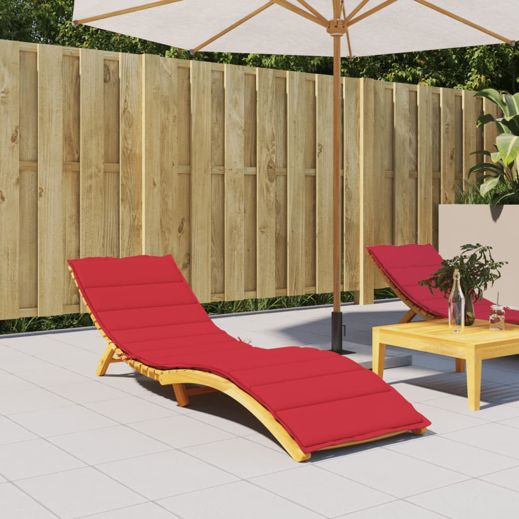 Ligbedkussen 200x50x3 cm oxford stof rood is nu te koop bij PeponiXL, paradijselijk wonen!