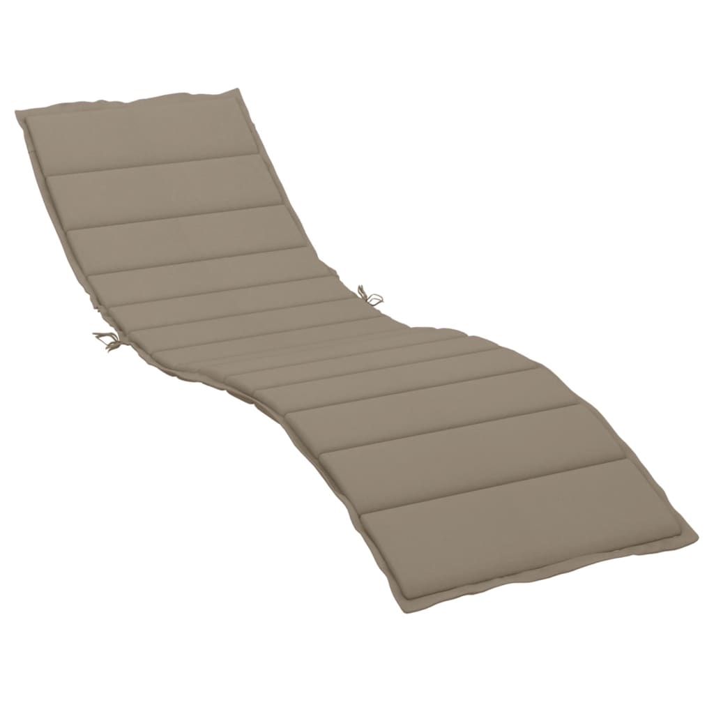 Ligbedkussen 200x50x3 cm oxford stof taupe is nu te koop bij PeponiXL, paradijselijk wonen!
