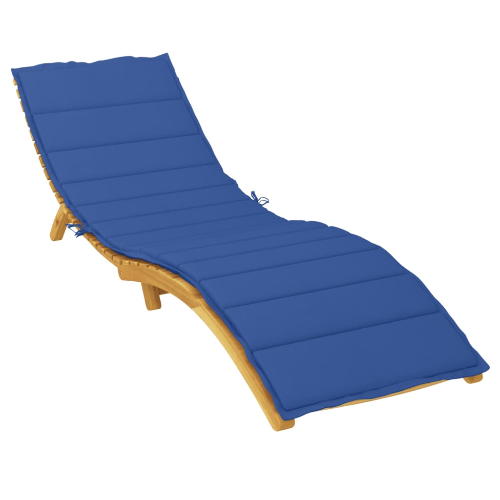 Ligbedkussen 200x50x3 cm oxford stof koningsblauw is nu te koop bij PeponiXL, paradijselijk wonen!