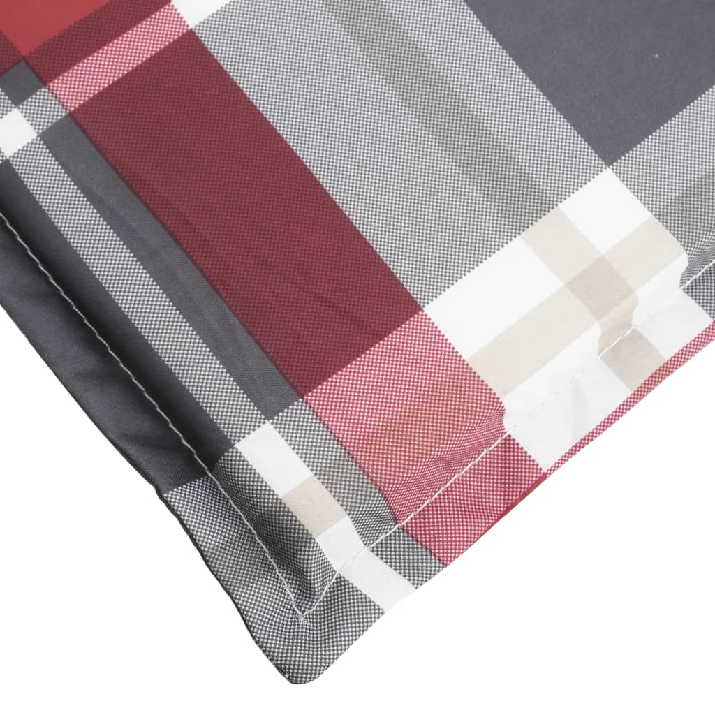 Ligbedkussen 200x50x3 cm oxford stof ruitpatroon rood is nu te koop bij PeponiXL, paradijselijk wonen!