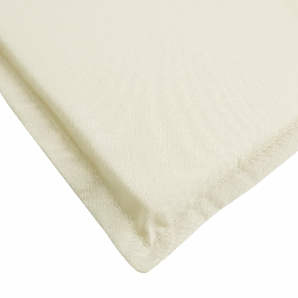 Ligbedkussen 200x60x3 cm oxford stof crèmekleurig is nu te koop bij PeponiXL, paradijselijk wonen!