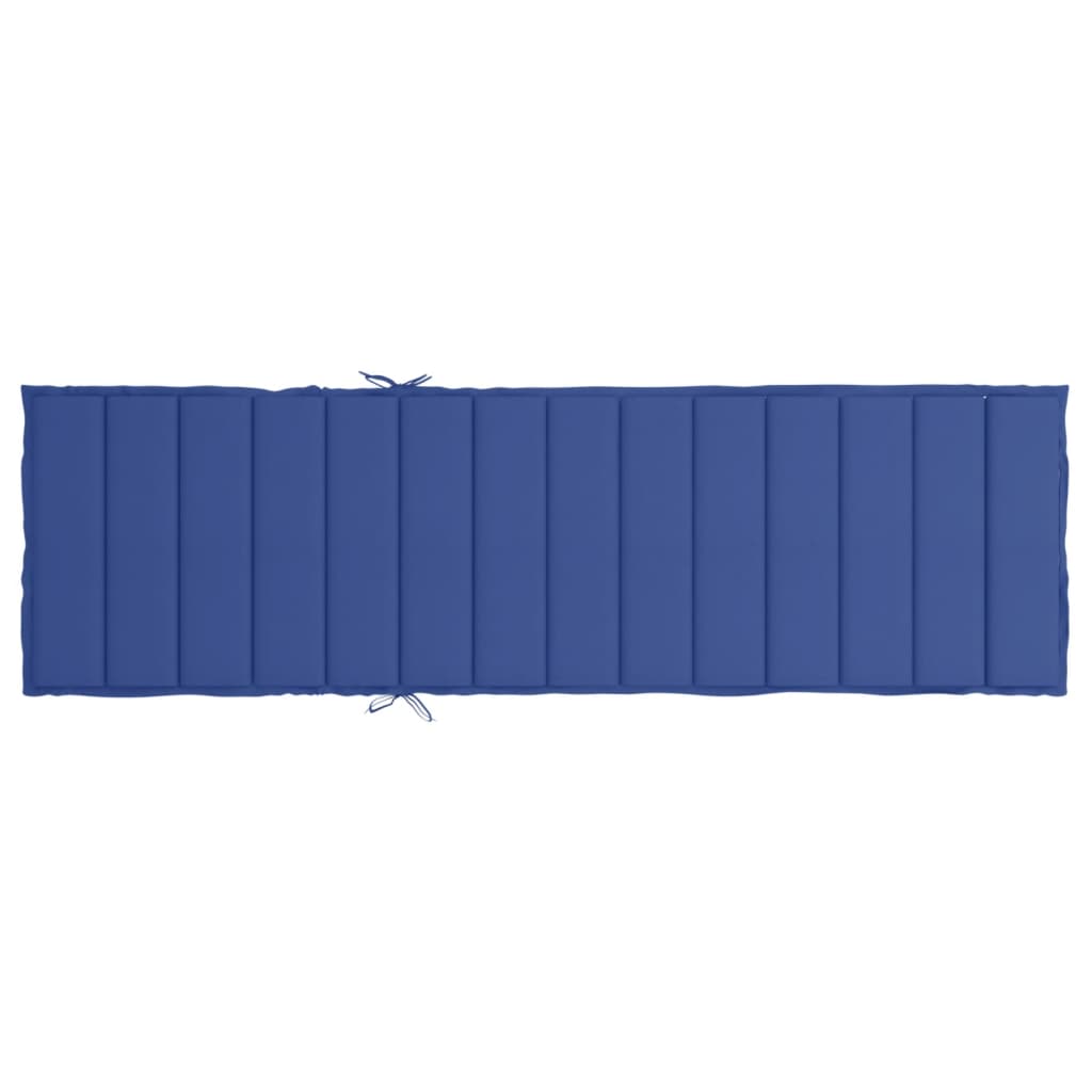 Ligbedkussen 200x60x3 cm oxford stof koningsblauw is nu te koop bij PeponiXL, paradijselijk wonen!