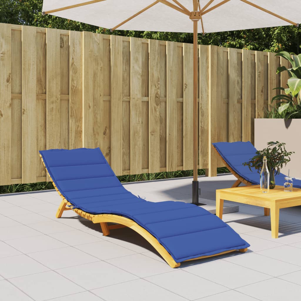 Ligbedkussen 200x60x3 cm oxford stof koningsblauw is nu te koop bij PeponiXL, paradijselijk wonen!