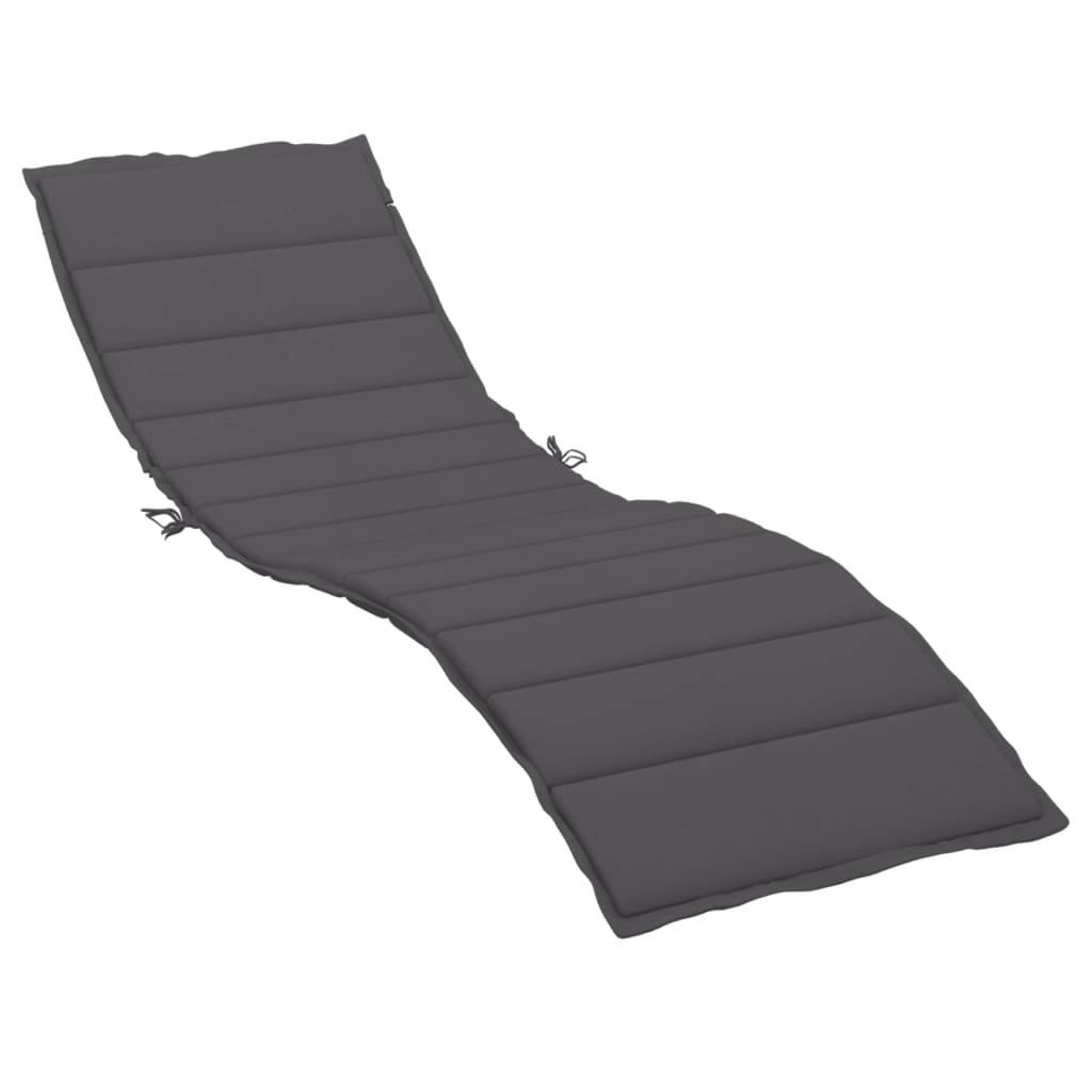 Ligbedkussen 200x70x3 cm oxford stof antracietkleurig is nu te koop bij PeponiXL, paradijselijk wonen!