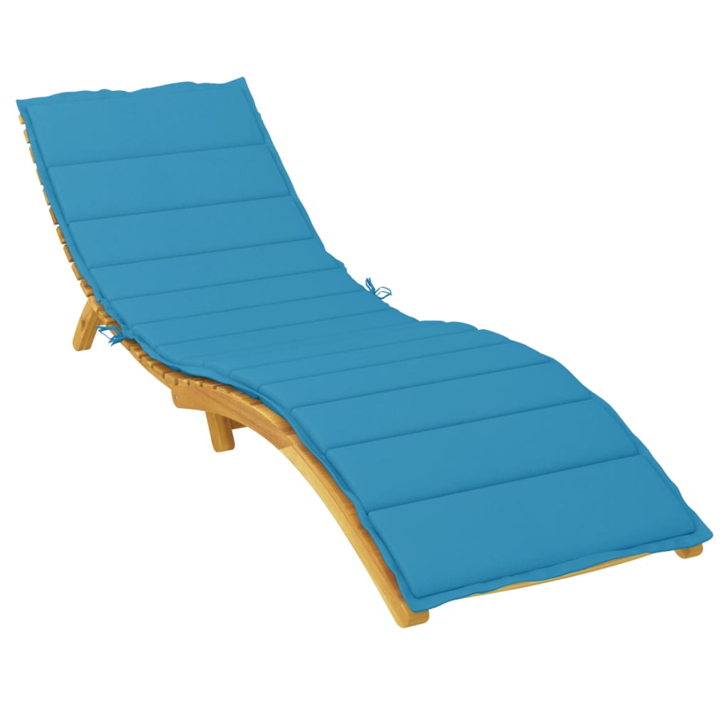Ligbedkussen 200x70x3 cm oxford stof blauw is nu te koop bij PeponiXL, paradijselijk wonen!
