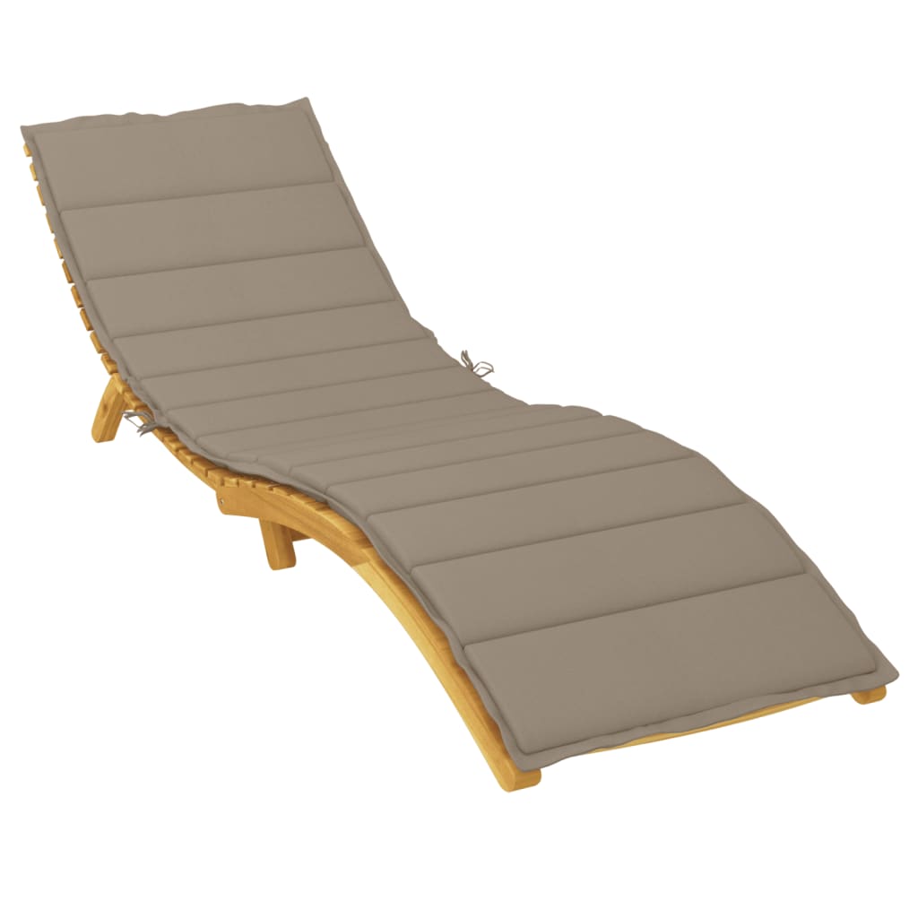 Ligbedkussen 200x70x3 cm oxford stof taupe is nu te koop bij PeponiXL, paradijselijk wonen!