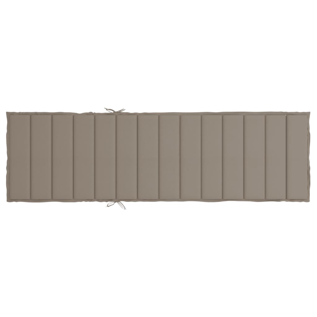 Ligbedkussen 200x70x3 cm oxford stof taupe is nu te koop bij PeponiXL, paradijselijk wonen!