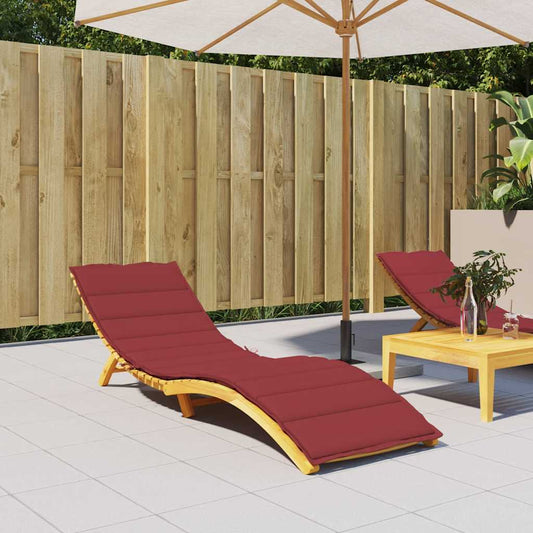 Ligbedkussen 200x70x3 cm oxford stof wijnrood is nu te koop bij PeponiXL, paradijselijk wonen!