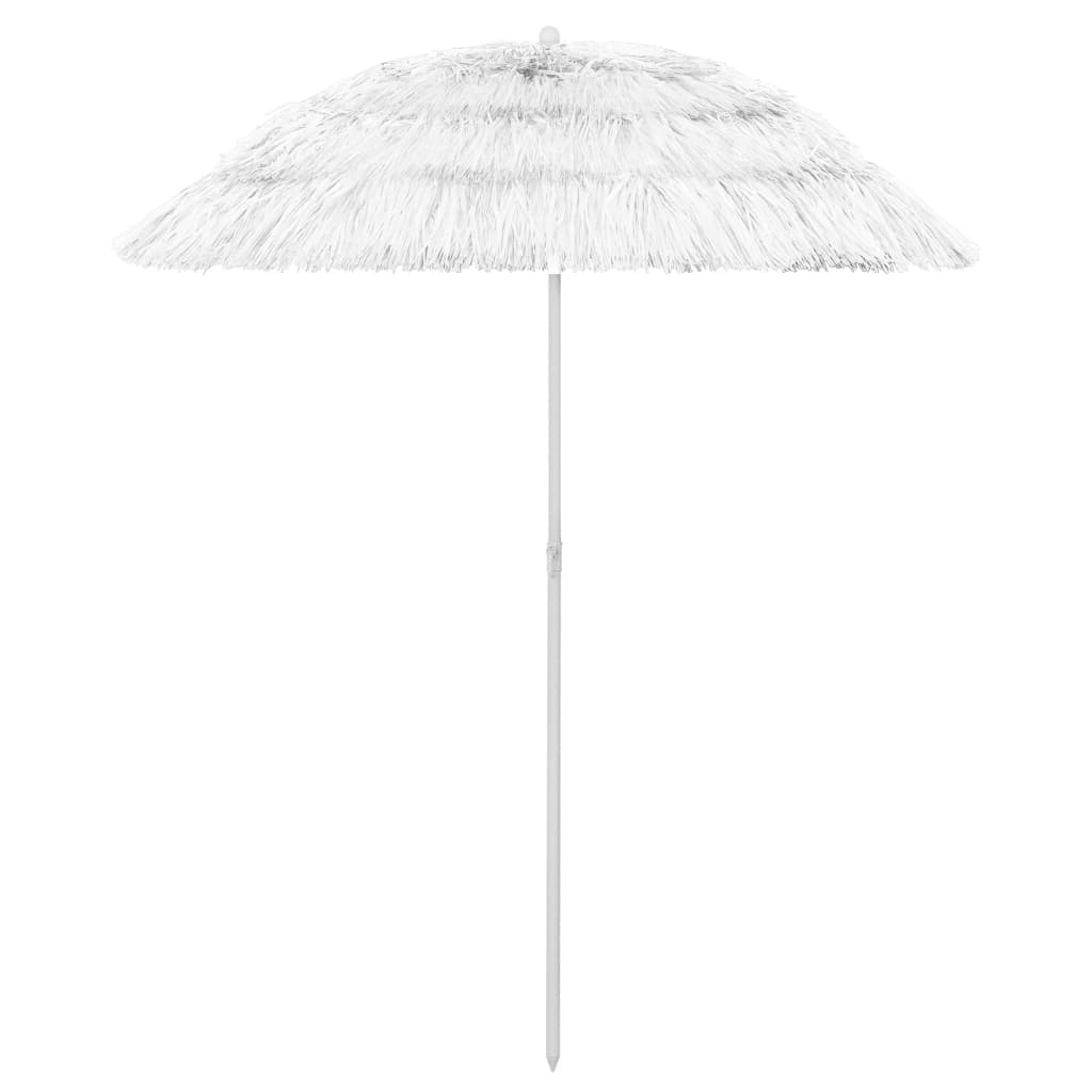 Strandparasol Hawaï 180 cm wit is nu te koop bij PeponiXL, paradijselijk wonen!