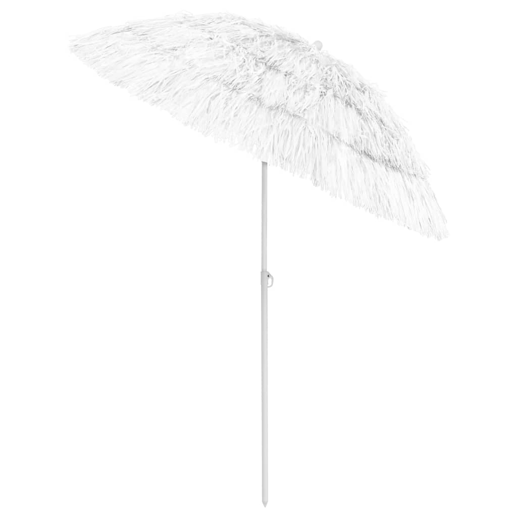 Strandparasol Hawaï 180 cm wit is nu te koop bij PeponiXL, paradijselijk wonen!