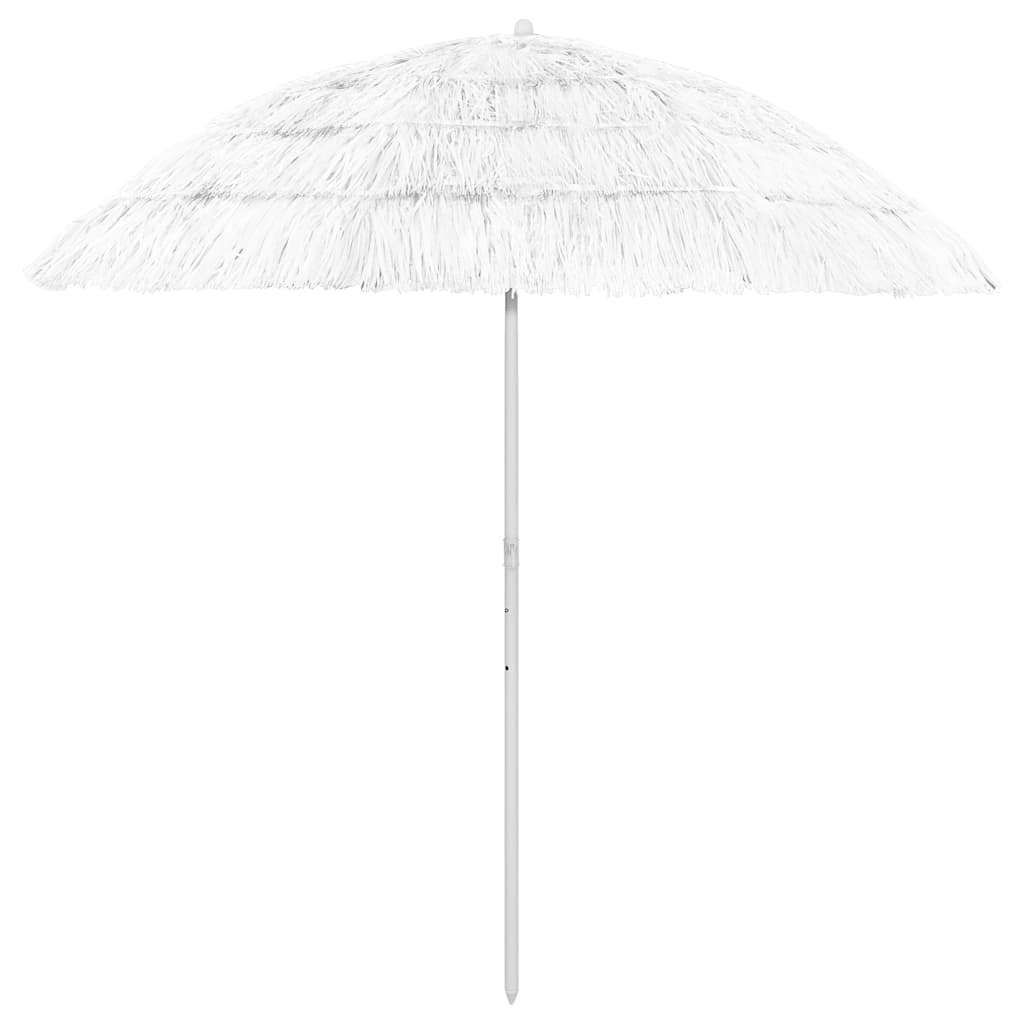 Strandparasol Hawaï 240 cm wit is nu te koop bij PeponiXL, paradijselijk wonen!