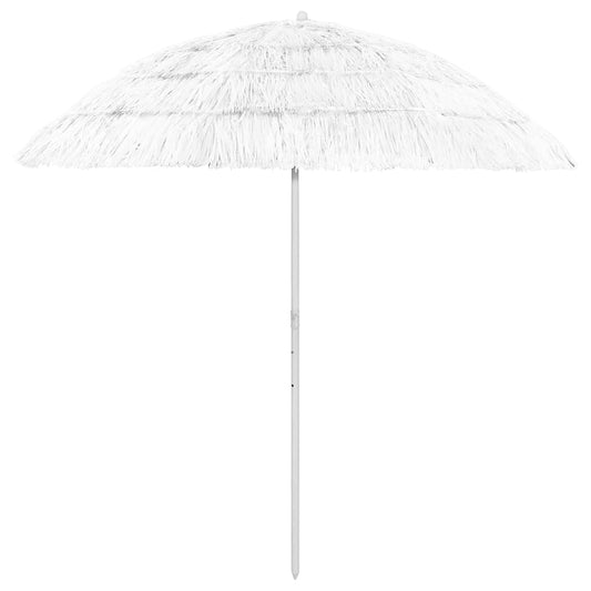 Strandparasol Hawaï 240 cm wit is nu te koop bij PeponiXL, paradijselijk wonen!