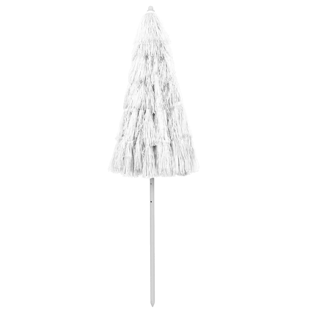Strandparasol Hawaï 240 cm wit is nu te koop bij PeponiXL, paradijselijk wonen!