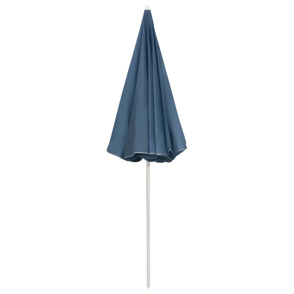 Strandparasol 240 cm blauw is nu te koop bij PeponiXL, paradijselijk wonen!
