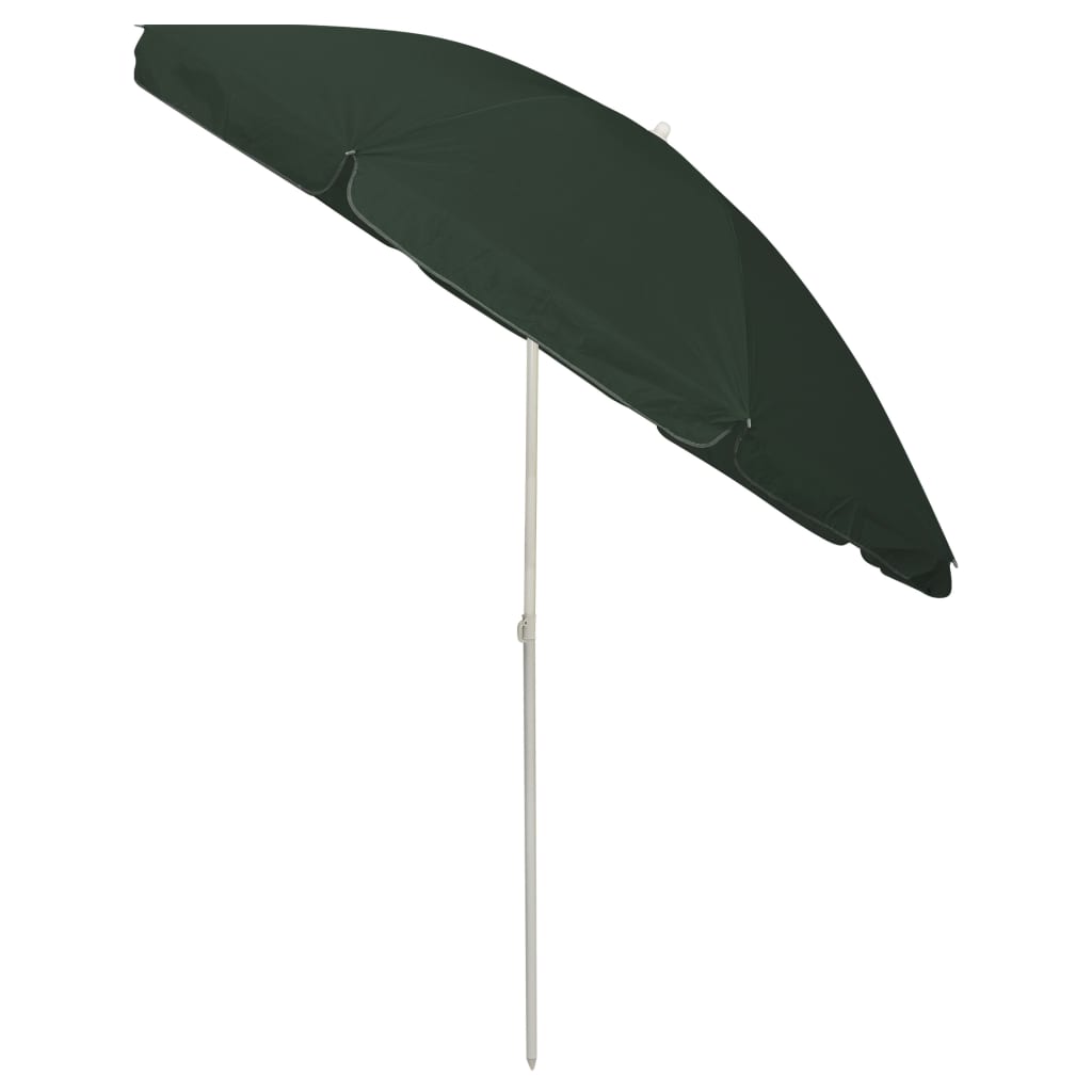 Strandparasol 240 cm groen is nu te koop bij PeponiXL, paradijselijk wonen!