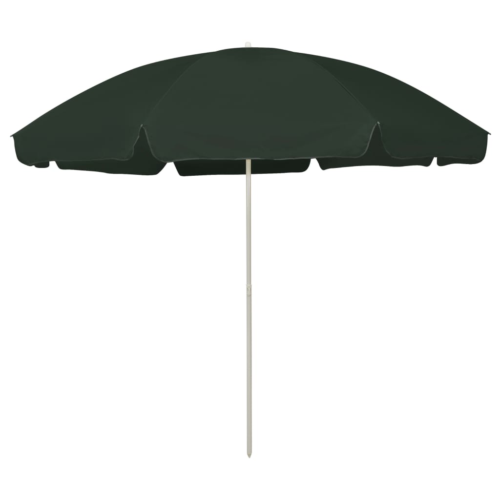 Strandparasol 300 cm groen is nu te koop bij PeponiXL, paradijselijk wonen!