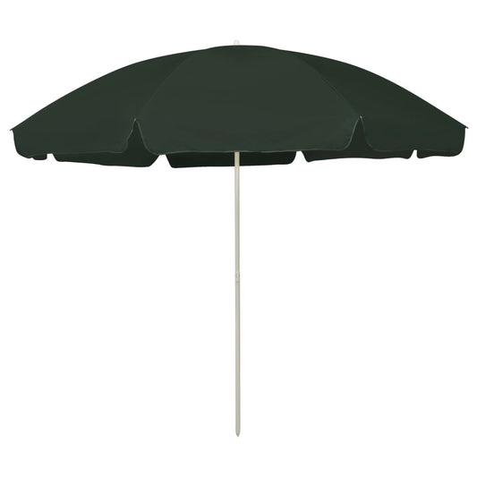 Strandparasol 300 cm groen is nu te koop bij PeponiXL, paradijselijk wonen!