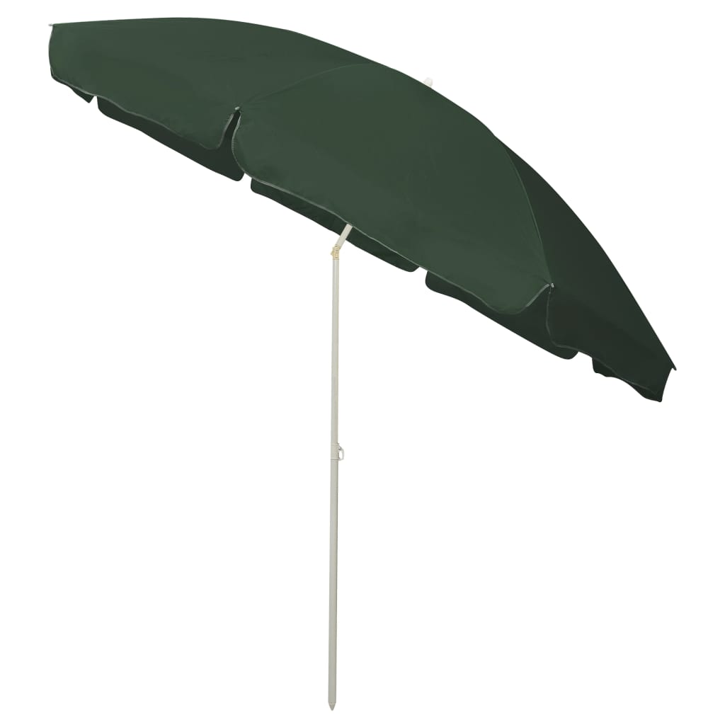 Strandparasol 300 cm groen is nu te koop bij PeponiXL, paradijselijk wonen!