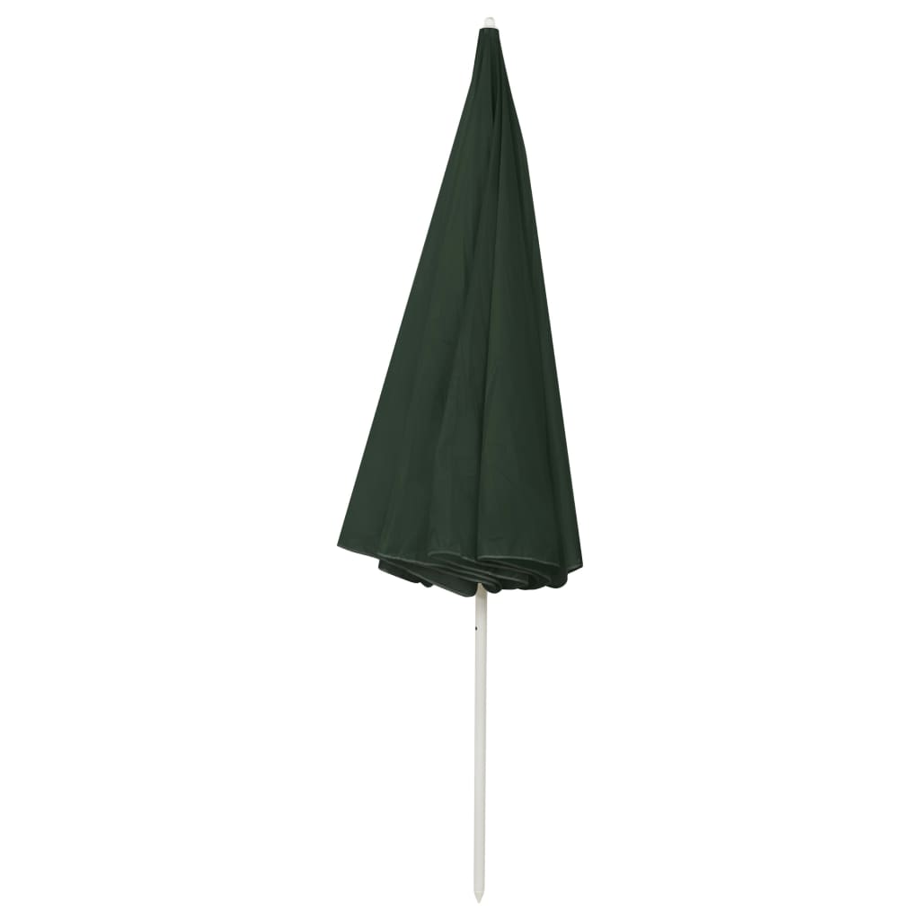 Strandparasol 300 cm groen is nu te koop bij PeponiXL, paradijselijk wonen!