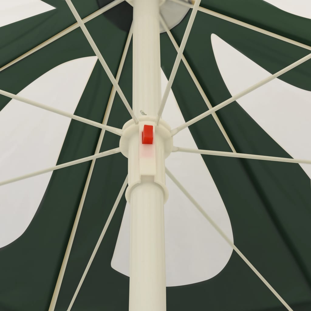 Strandparasol 240 cm groen is nu te koop bij PeponiXL, paradijselijk wonen!