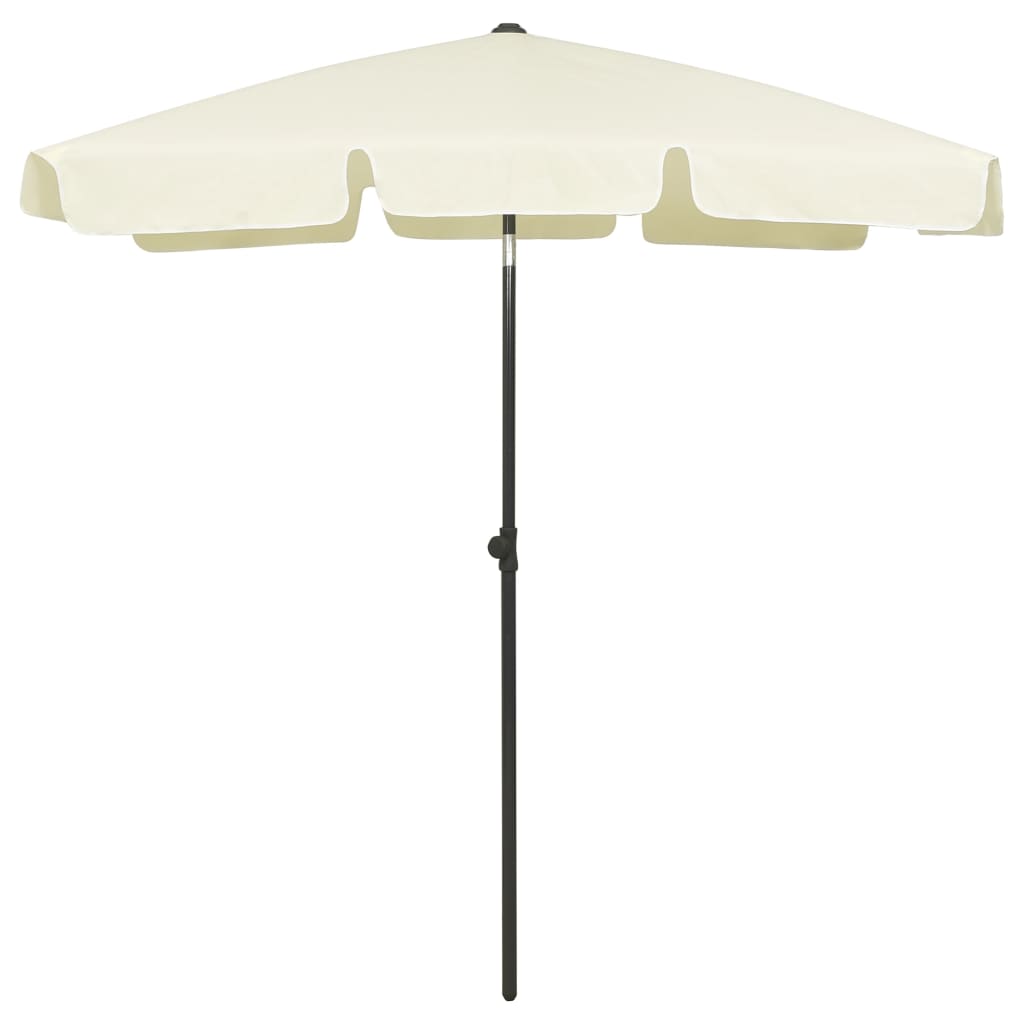 Strandparasol 180x120 cm zandgeel is nu te koop bij PeponiXL, paradijselijk wonen!