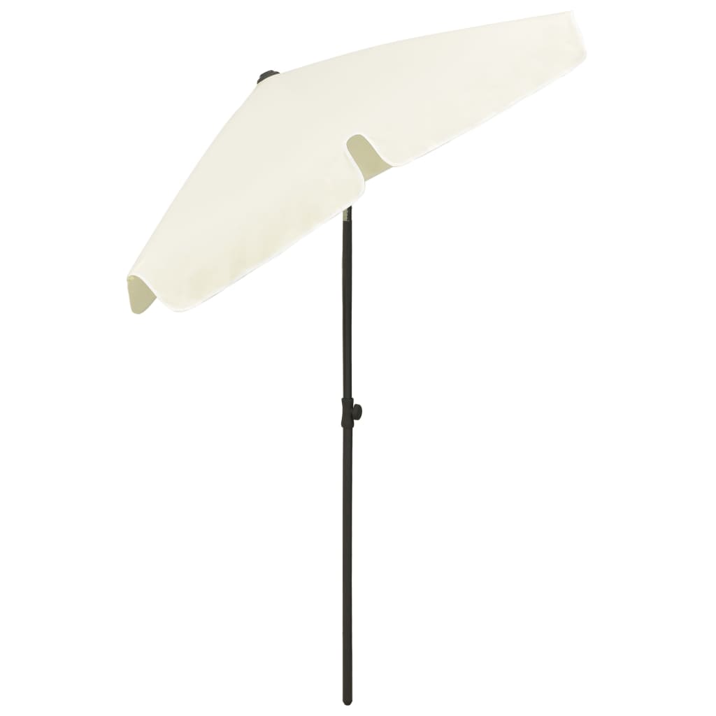 Strandparasol 180x120 cm zandgeel is nu te koop bij PeponiXL, paradijselijk wonen!