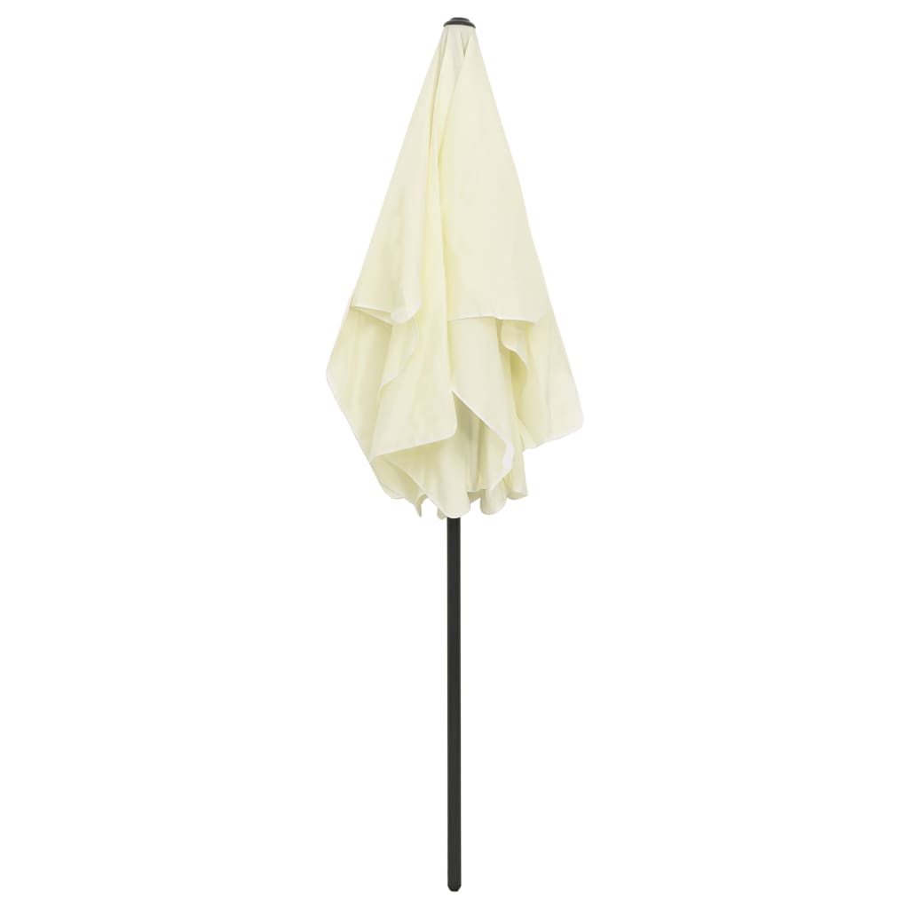 Strandparasol 180x120 cm zandgeel is nu te koop bij PeponiXL, paradijselijk wonen!