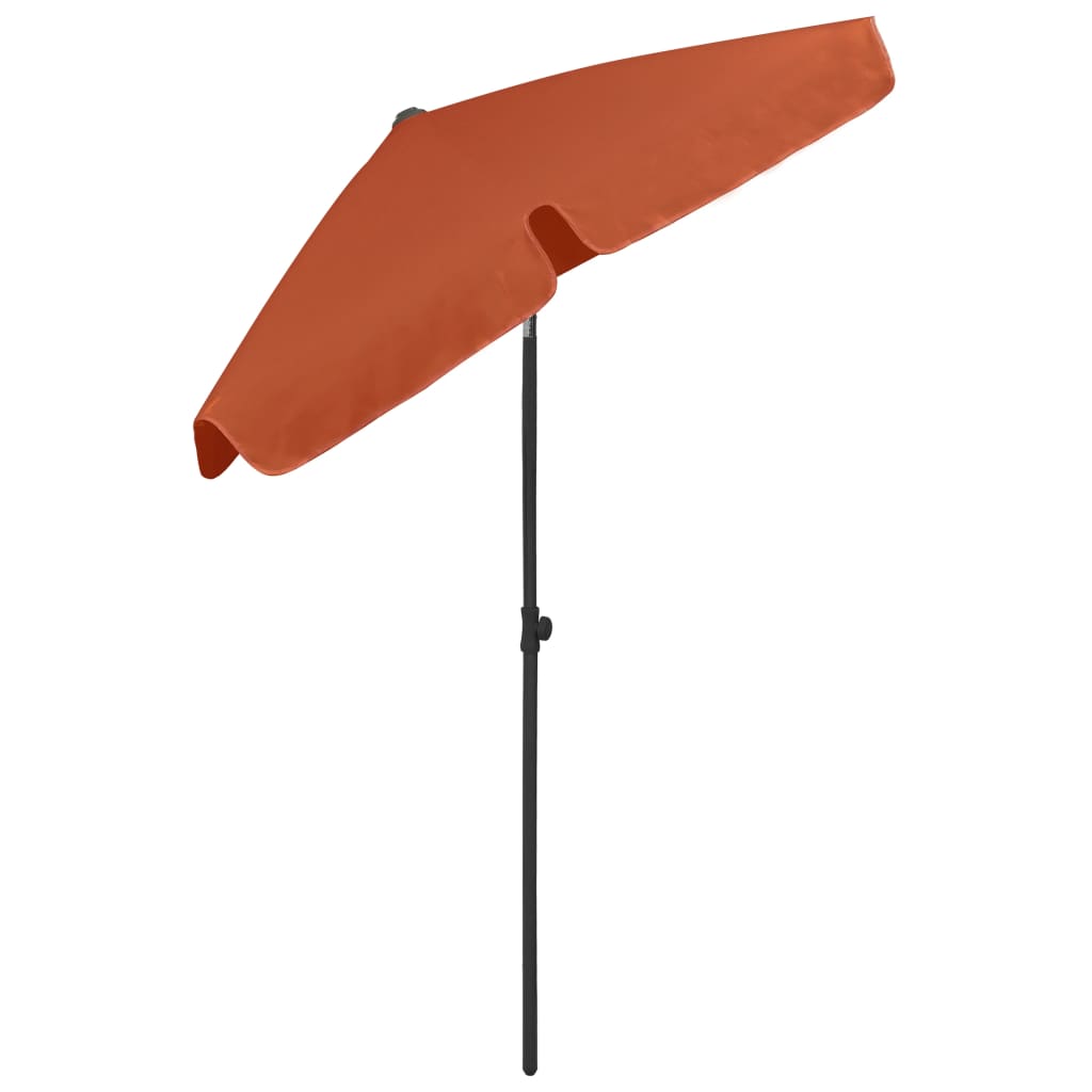 Strandparasol 180x120 cm terracottakleurig is nu te koop bij PeponiXL, paradijselijk wonen!