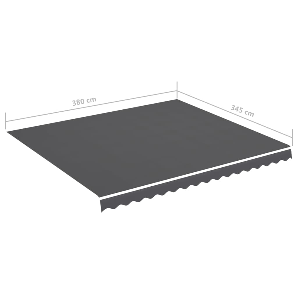 Vervangingsdoek voor luifel 4x3,5 m antracietkleurig is nu te koop bij PeponiXL, paradijselijk wonen!