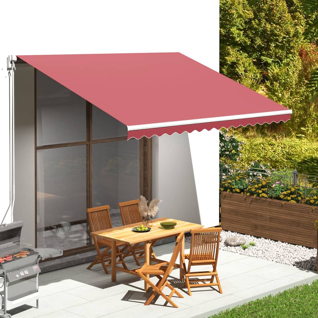 Vervangingsdoek voor luifel 4x3 m bordeauxrood is nu te koop bij PeponiXL, paradijselijk wonen!