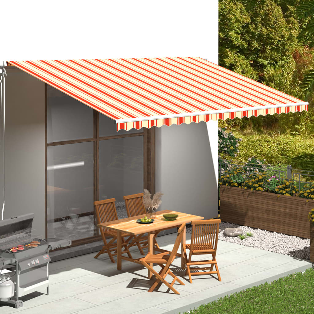 Vervangingsdoek voor luifel 5x3 m geel en oranje is nu te koop bij PeponiXL, paradijselijk wonen!