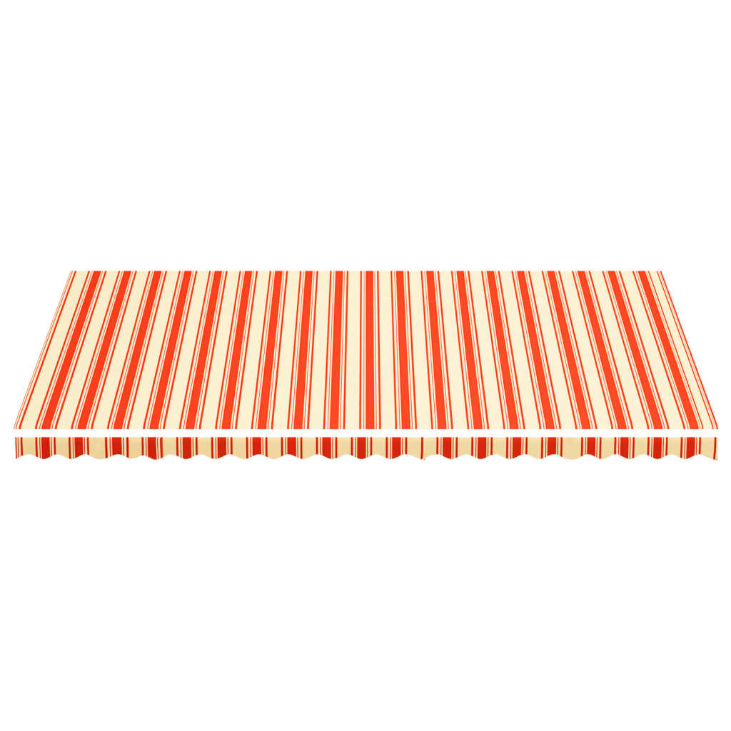 Vervangingsdoek voor luifel 6x3,5 m polyester geel en oranje