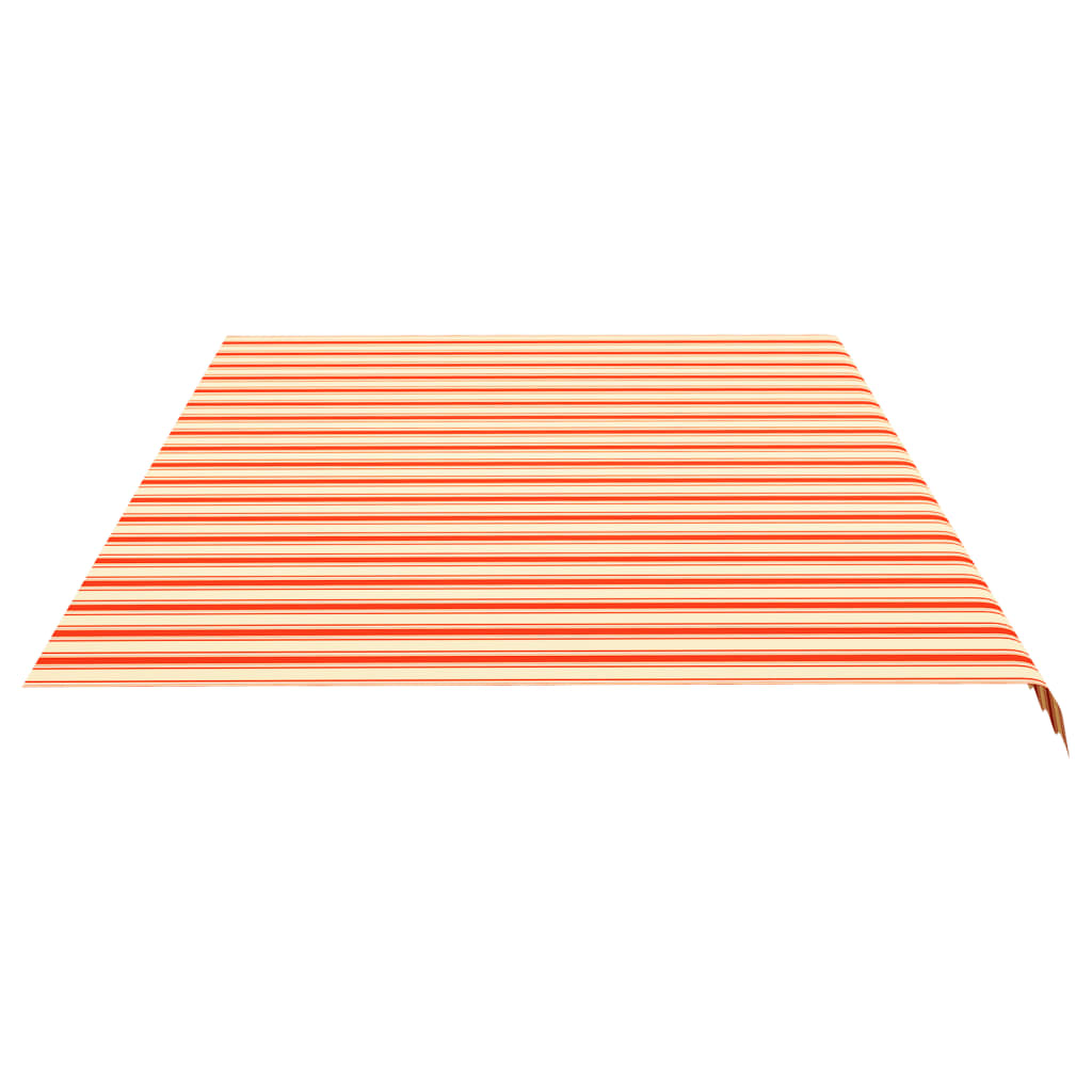 Vervangingsdoek voor luifel 6x3,5 m polyester geel en oranje