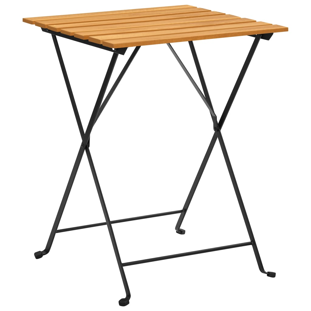 Bistrotafel 55x54x71 cm massief acaciahout is nu te koop bij PeponiXL, paradijselijk wonen!