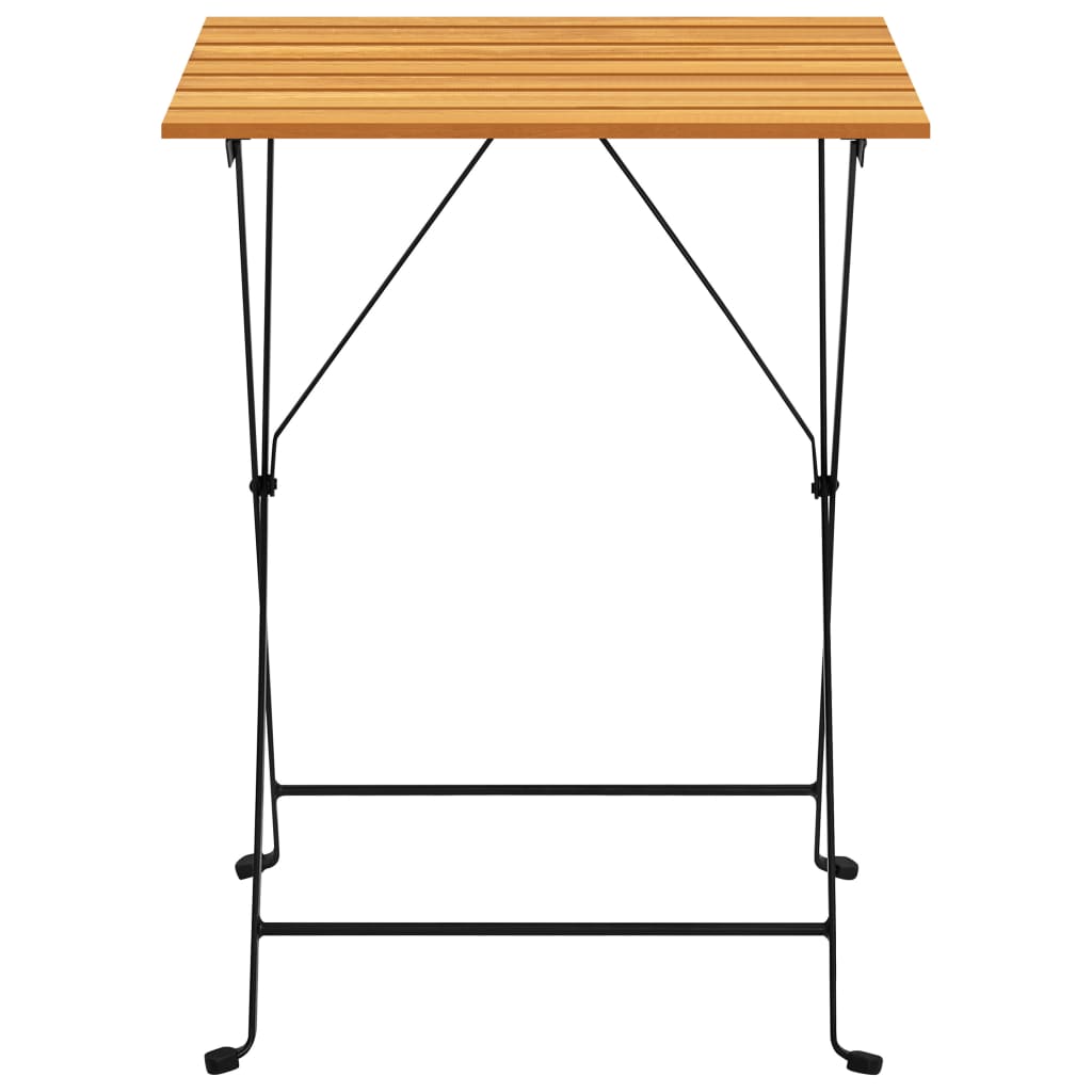Bistrotafel 55x54x71 cm massief acaciahout is nu te koop bij PeponiXL, paradijselijk wonen!