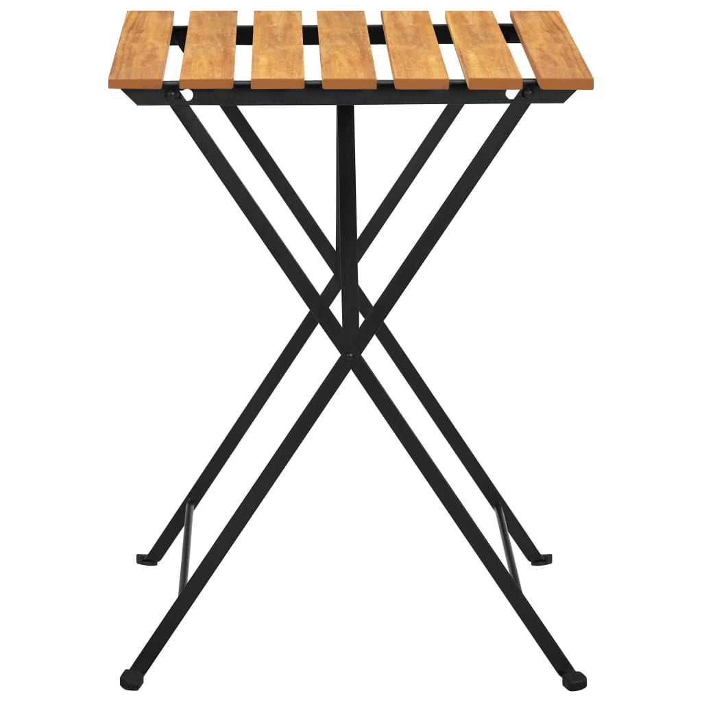 Bistrotafel 55x54x71 cm massief acaciahout is nu te koop bij PeponiXL, paradijselijk wonen!