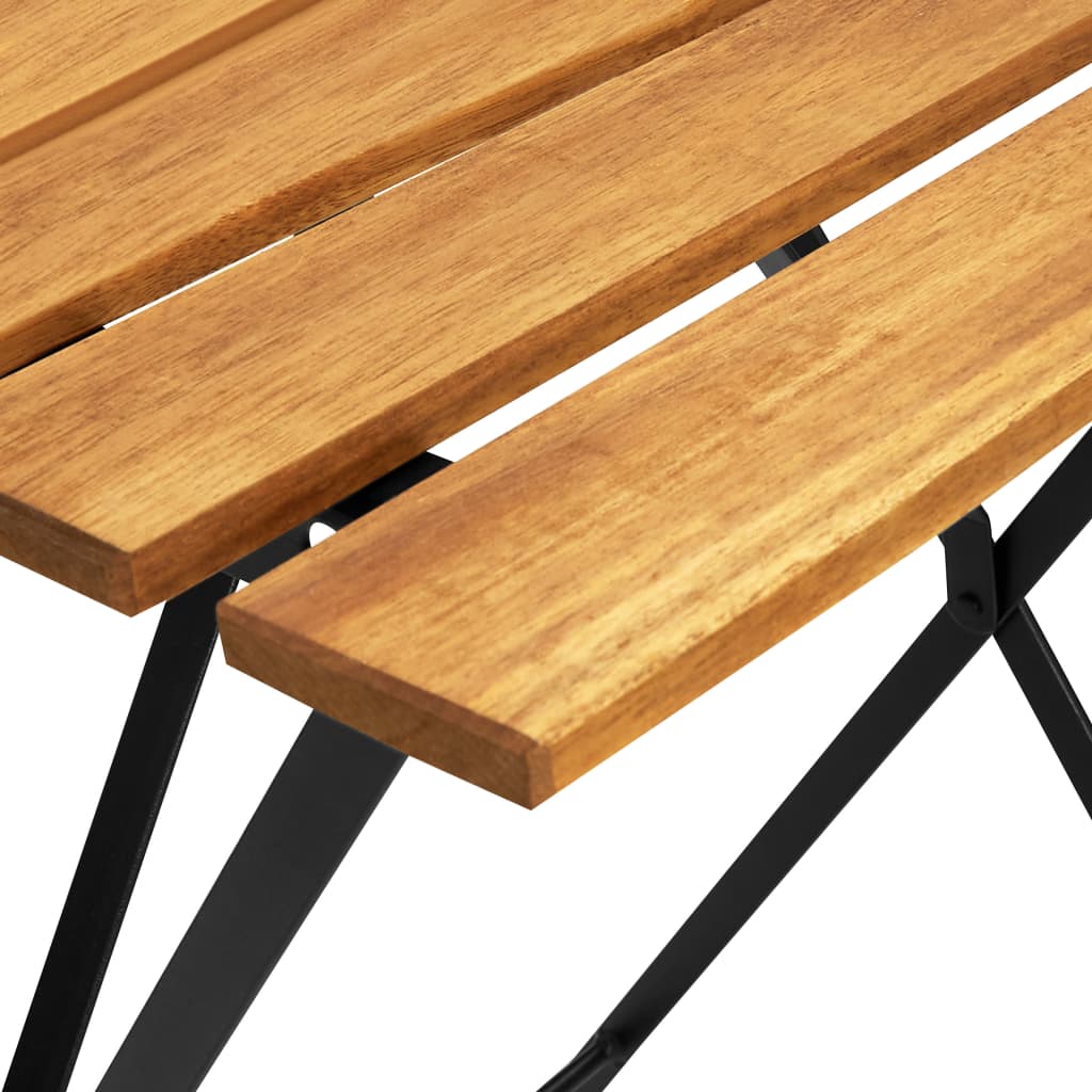 Bistrotafel 55x54x71 cm massief acaciahout is nu te koop bij PeponiXL, paradijselijk wonen!