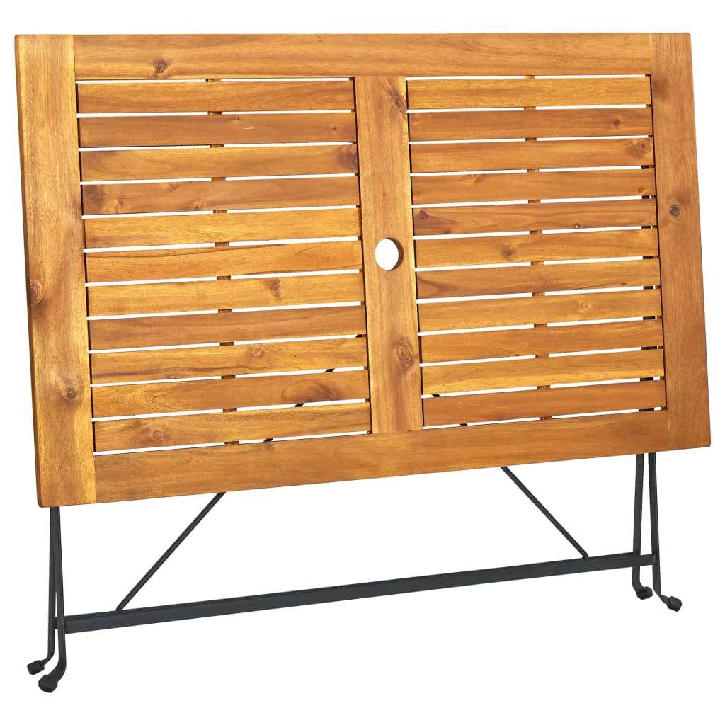 Tuintafel inklapbaar 120x70x74 cm massief acaciahout is nu te koop bij PeponiXL, paradijselijk wonen!