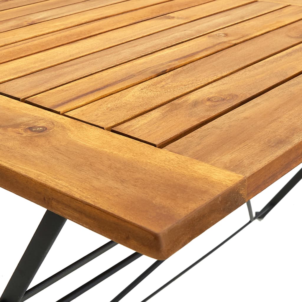 Tuintafel inklapbaar 120x70x74 cm massief acaciahout is nu te koop bij PeponiXL, paradijselijk wonen!
